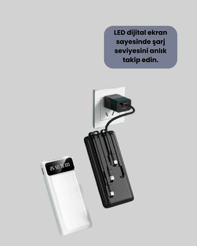 Yeni Nesil Pd Teknolojili 20.000mah Powerbank Çift Usb Çıkışlı