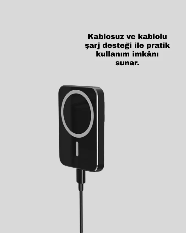 Magsafe Uyumlu 15w Kablosuz Araç Tutucu Klipsli