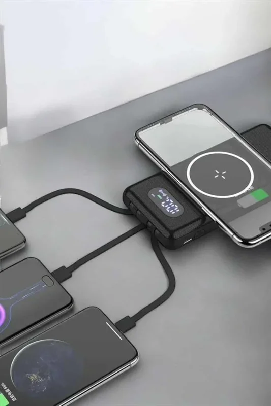 Hızlı Şarj Özellikli 10.000 Mah Powerbank 4 Portlu Taşınabilir