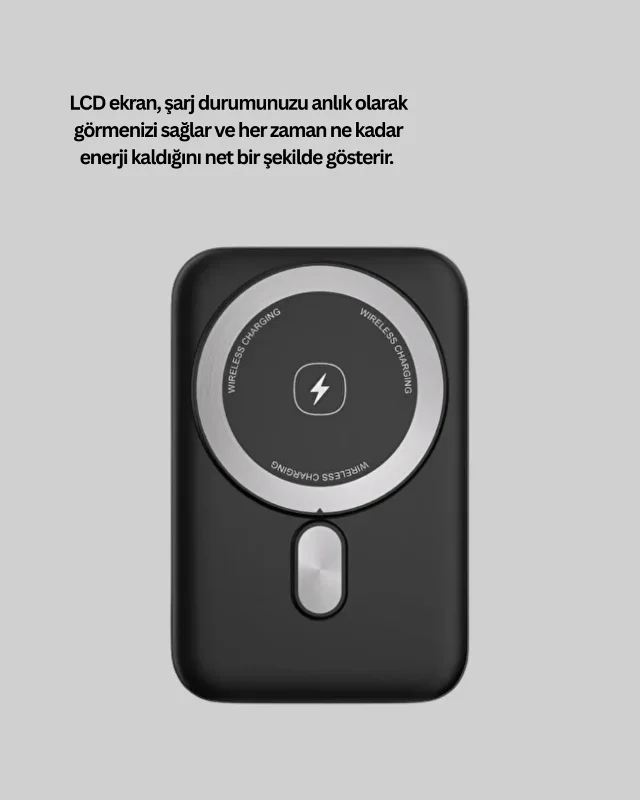 Kompakt Manyetik Kablosuz Powerbank 22.5w Hızlı Şarj
