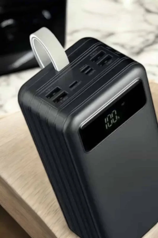 Uzun Süreli 4 Portlu Powerbank 60000 Mah Dijital Göstergeli