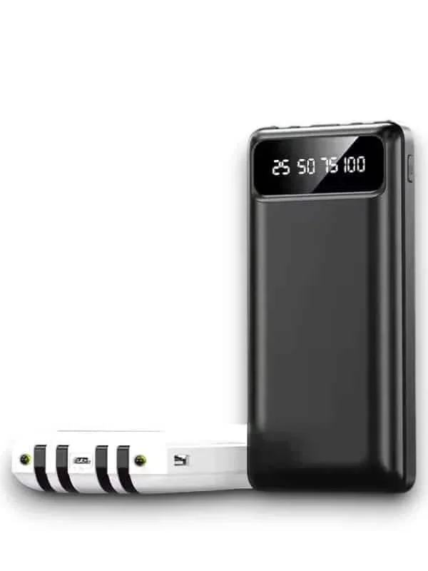 Hızlı Şarj Özellikli 20.000 Mah Powerbank 4 Çıkışlı Siyah