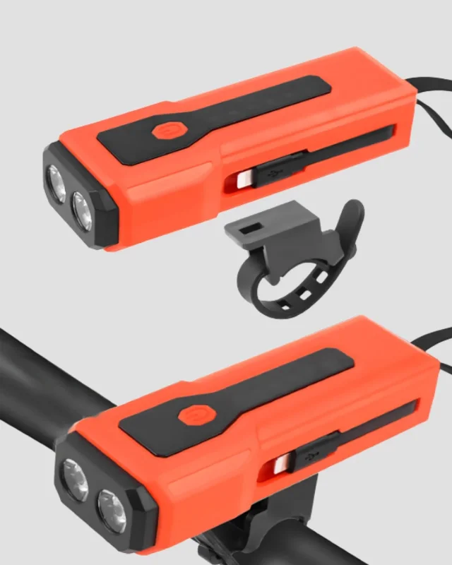 Güçlü Su Geçirmez Bisiklet Işığı 5000 Mah Powerbank