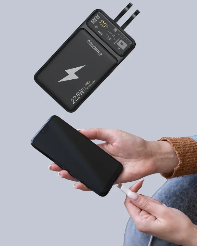 Kompakt Hızlı Şarj Powerbank 10000 Mah Seyahat İçin
