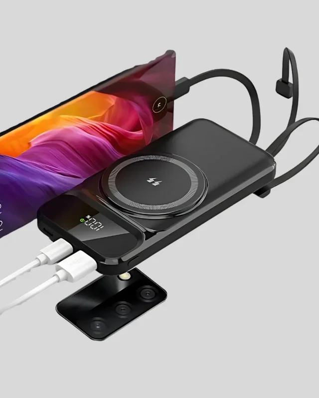 Yüksek Kapasiteli Kablosuz Powerbank 10000 Mah Taşınabilir