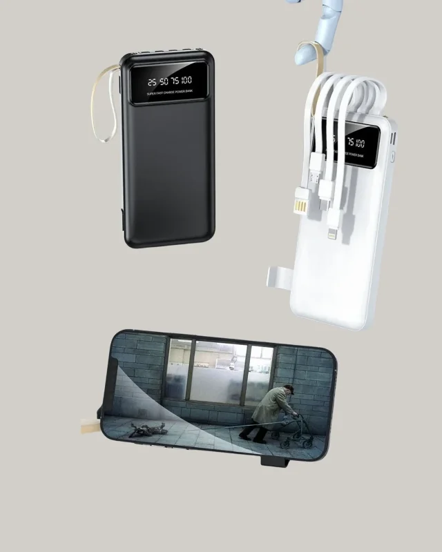 Hızlı Şarjlı Taşınabilir Powerbank 20.000 Mah 4 Çıkışlı