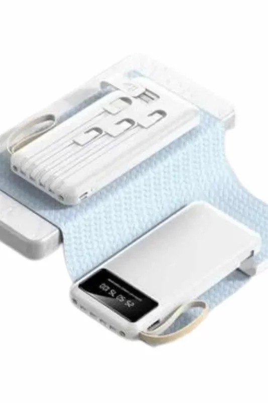 Taşınabilir 20.000 Mah Powerbank 4 Çıkışlı Hızlı Şarj Cihazı