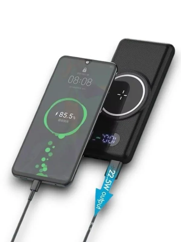 Kablosuz Hızlı Şarjlı Powerbank 10000mah Çoklu Bağlantı