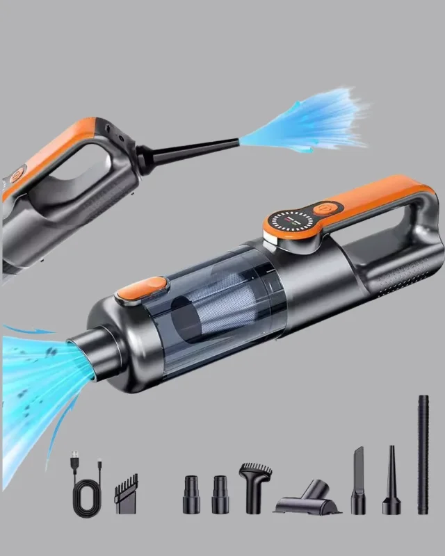 Kablosuz Mini El Süpürgesi 5 Başlıklı Numaratör Hediyeli