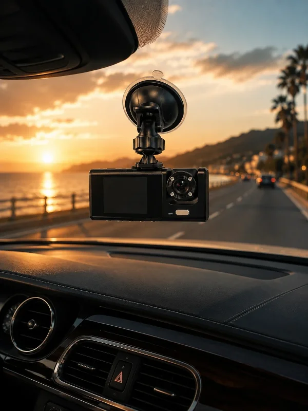 Çift Kameralı Full Hd Araç İçi Kayıt Kamerası 170° Geniş Açı