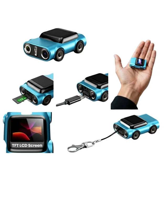 Geniş Açılı Mini Araç İçi Kamera 1 Adet Sürekli Kayıt