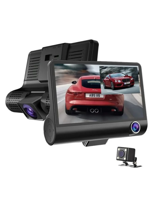 Geniş Açı Çift Lens Araç Kamerası 1080p G Sensörlü