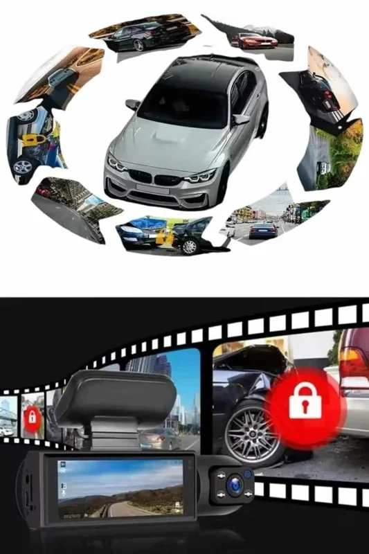 Gelişmiş Sürüş Kamerası 1080p Gece Görüşlü 64 Gb'a Kadar