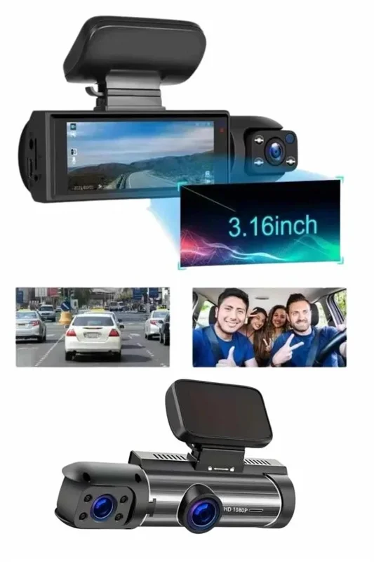 Gelişmiş Sürüş Kamerası 1080p Gece Görüşlü 64 Gb'a Kadar