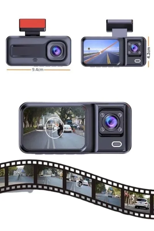 Araç İçi 1080p Full Hd Kameralı Ekran 2 İnç