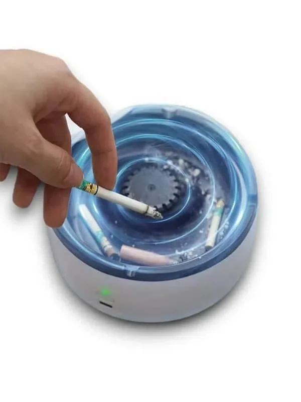 Otomatik Hava Temizleyici Küllük 2 Katmanlı Filtre İle