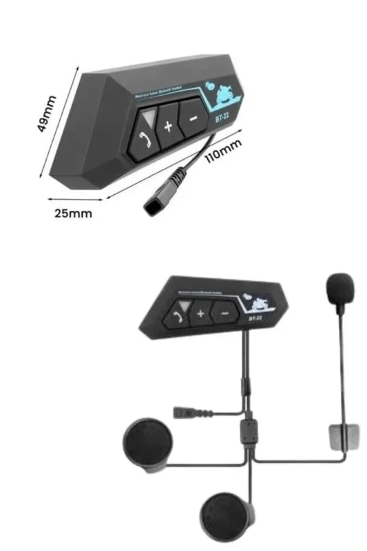 Ergonomik Bluetooth Kask Kulaklığı 5.0 Motosiklet İçin