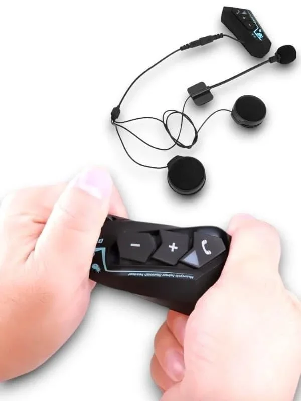 Bluetooth Kulaklık 5.0 Moto Sürücüler İçin Kask Uyumlu