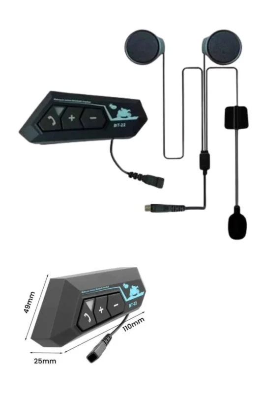 Yeni Nesil Bluetooth Kask Kulaklığı 5.0 Android Ve İos Uyumlu