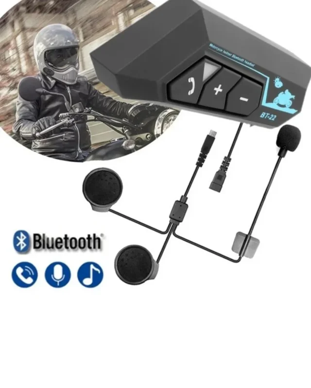Bluetooth Kulaklık Motosiklet Kaskı Uyumlu Hands Free