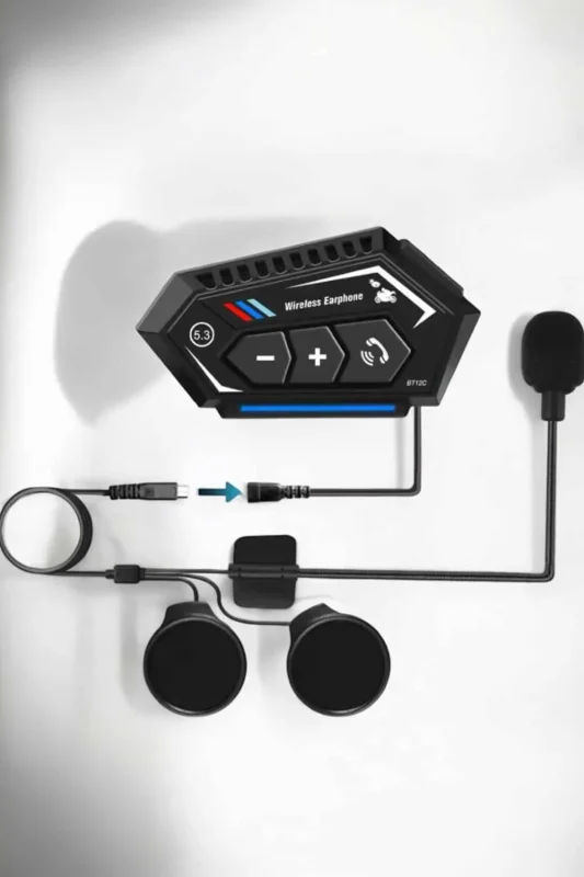 Bluetooth Kulaklık Bt22 Motosiklet Kask Kulaklığı 5.0 Uyumlu