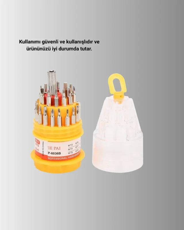 Ergonomik Elektronik Tamir Tornavida Seti 5 Parça
