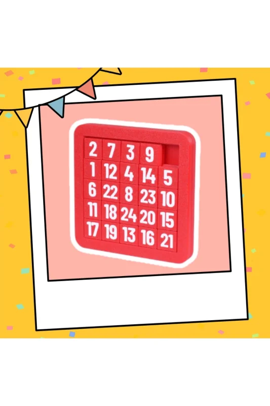 Sayılar puzzle 5x5 zeka oyunu geliştiren oyuncak yetişkin puzzle çocuk sayı kaydırma