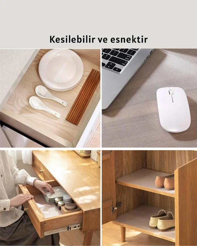 Şeffaf Kaydırmaz Raflık 3 Metre Uzunluk İle Çok Amaçlı Kullanım