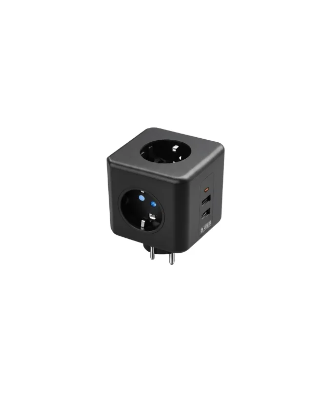Kompakt Akım Korumalı Usb Girişli Priz 3'lü Set