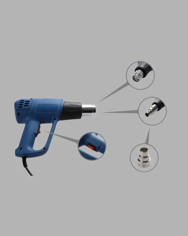 Isı Tabancası 2000w 2 Kademeli Sıcak Hava Üfleme