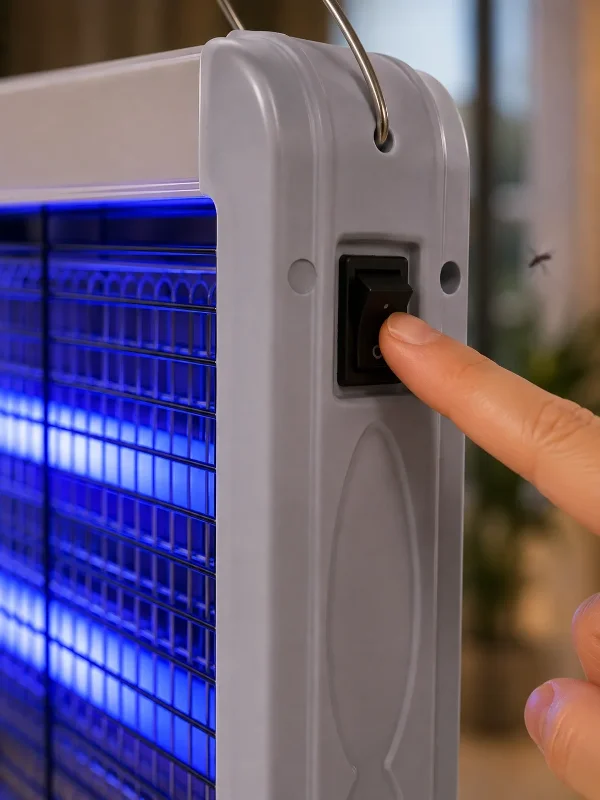 Çift Uv Işıklı Elektrikli Sinek Öldürücü 12w Pratik Cihaz