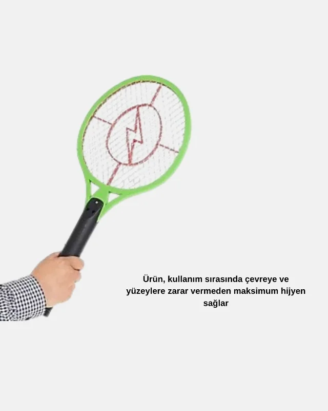 Elektronik Sinek Öldürücü Pil İle Çalışan Çocuk Dostu Tasarım
