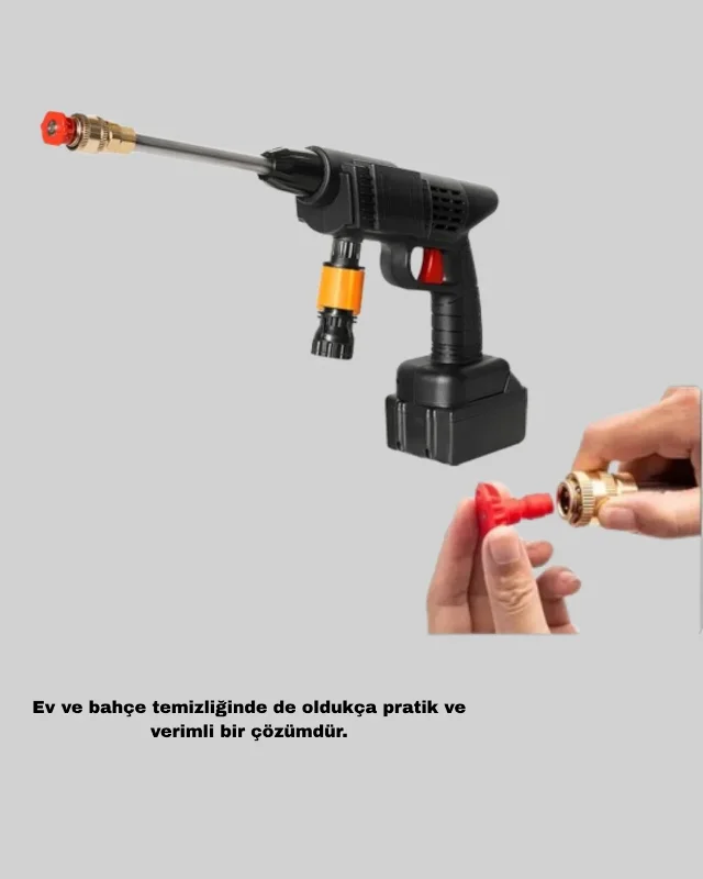 Ergonomik Taşınabilir Akülü Yıkama Makinesi 1.7 Mpa Basınçlı