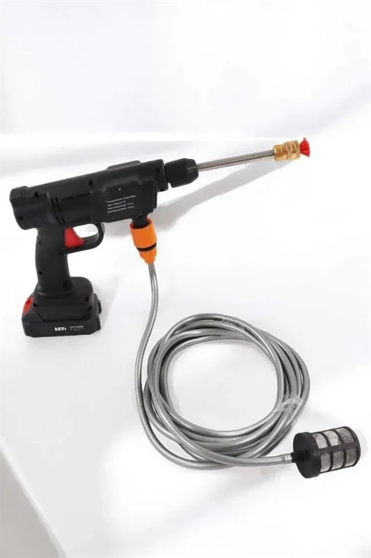 Yüksek Basınçlı Şarjlı Araç Yıkama 300w 30 Bar Su Basıncı