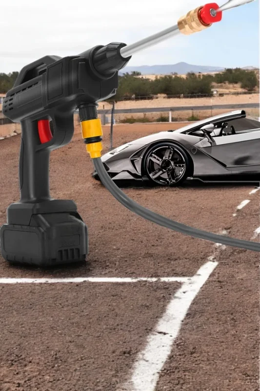 Bataryalı Oto Yıkama Tabancası 15.000mah Su Basınçlı 1 Adet