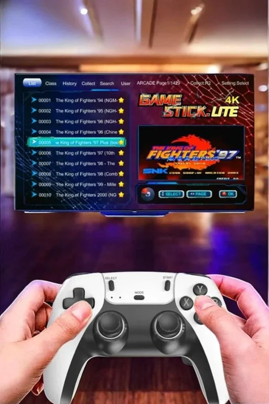Çift Kollu Retro Oyun Kolu 3d Game Yüksek Çözünürlük