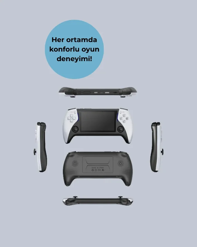 Retro Oyun Konsolu 1000 Klasik Oyun İle Taşınabilir Eğlence