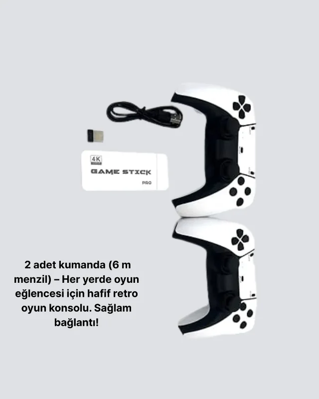 Kablosuz Kontrolcülü Retro Oyun Konsolu 20.000 Oyunlu