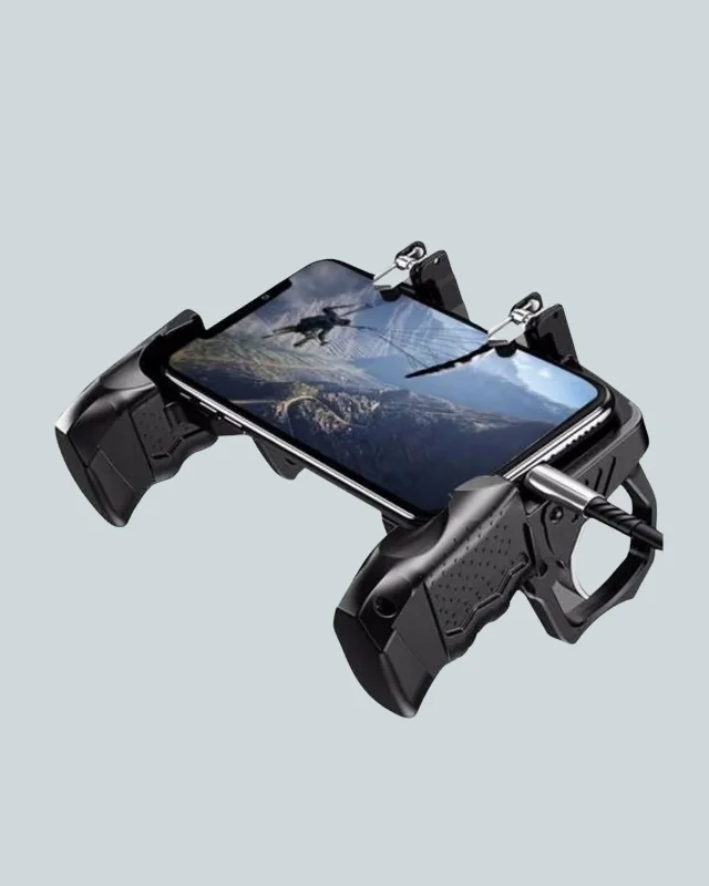 Rekabetçi Oyun Kontrolcüsü Dört Parmak Destekli Mobil Gamepad