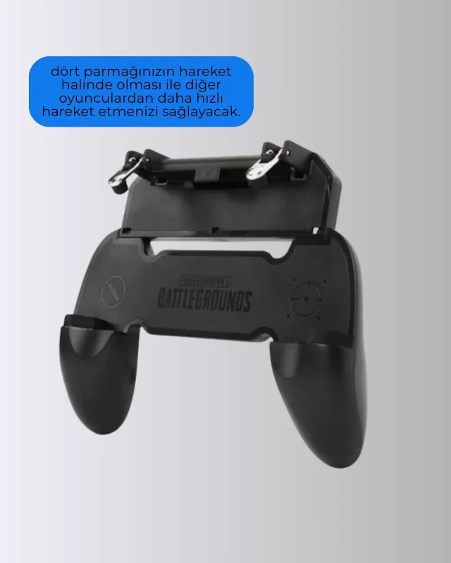 Ergonomik Joystickli Gamepad 4.5-6.5 İnç Mobil Oyunlar İçin
