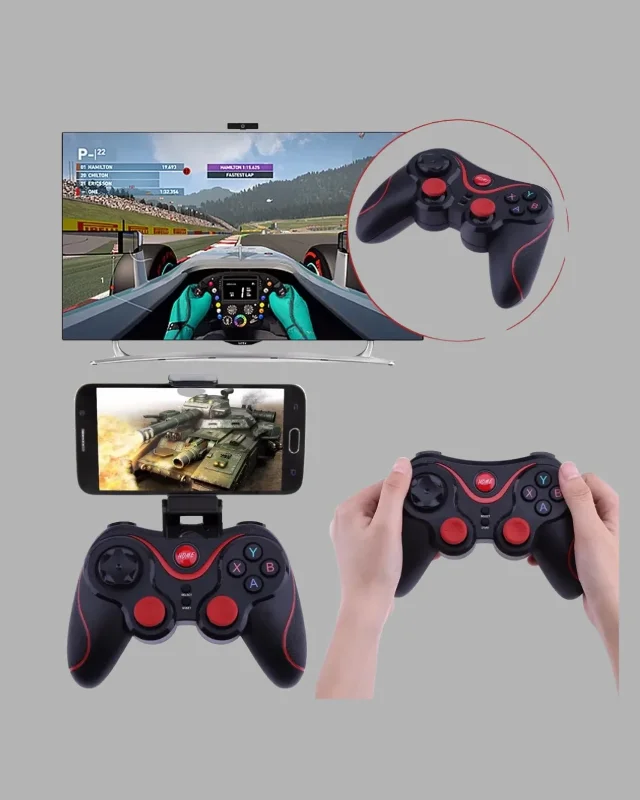 Ergonomik Kablosuz Bluetooth Gamepad Tv Pc Telefon Uyumluluğu