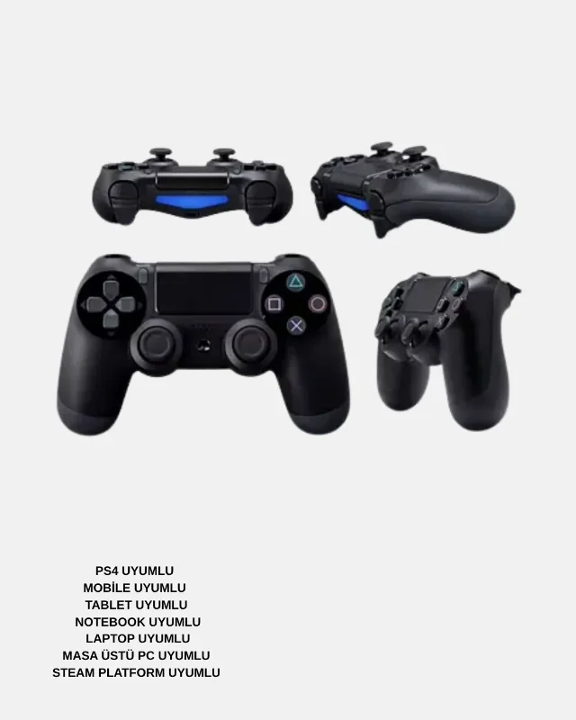 Kablosuz Titreşimli Oyun Kolu Ps4 Pc Mobil Tablet