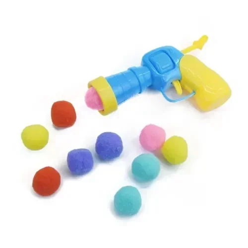 Eğlenceli Peluş Top Atan Kedi Oyuncağı 11 Parça