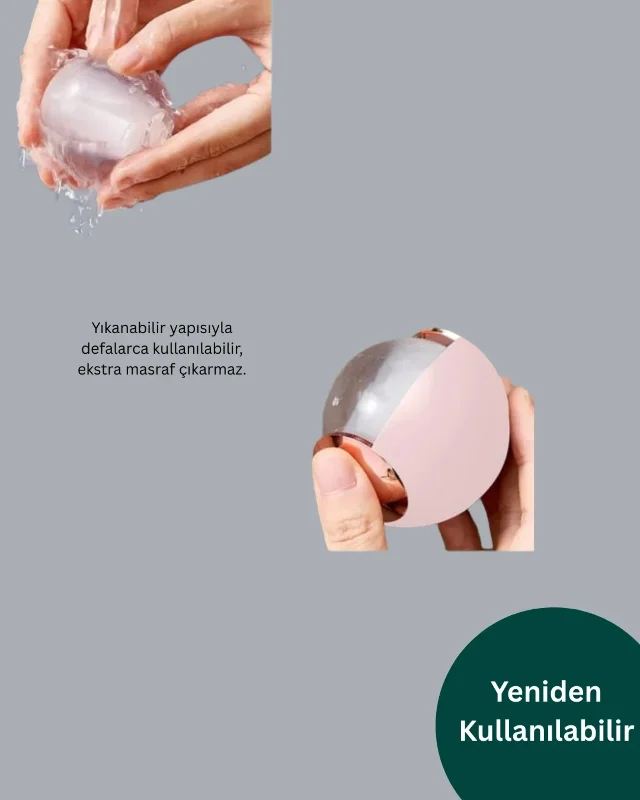 Ergonomik Tüy Temizleyici Top - Giysi Ve Mobilya İçin