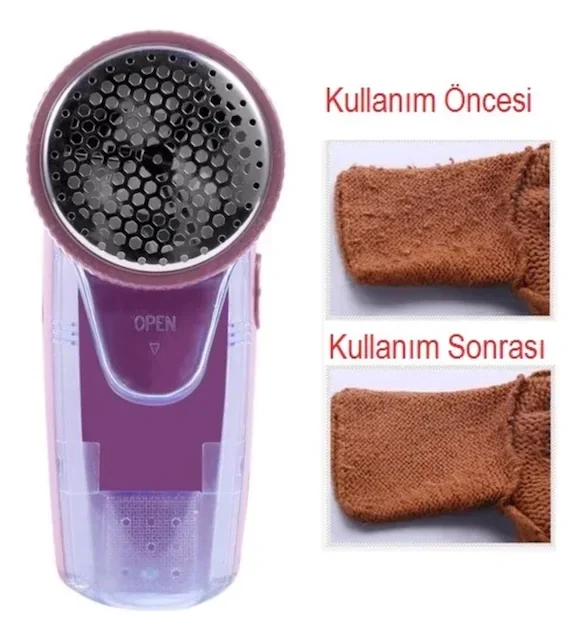 Pratik Şarjlı Kazak Tüy Toplama Makinesi 1 Adet