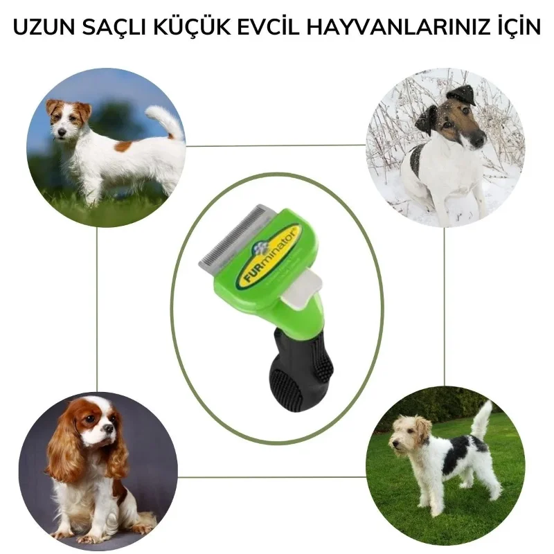 Uzun Tüylü Tarağı İle Kedi Ve Köpek Tüy Toplayıcı Small