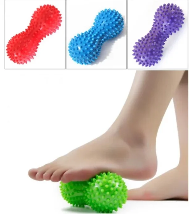 Fıstık Şeklinde Dikenli Masaj Topu 15x6.5 Cm