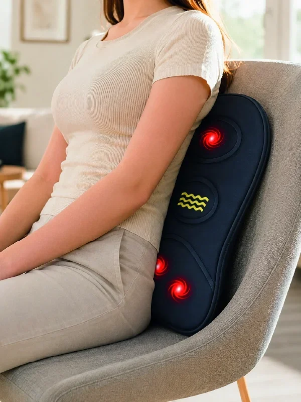 Ergonomik Titreşimli Isıtmalı Masaj Minderi 1 Adet