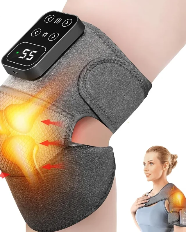Ergonomik Isı Kontrollü Masaj Dizlik Seti 2 Adet