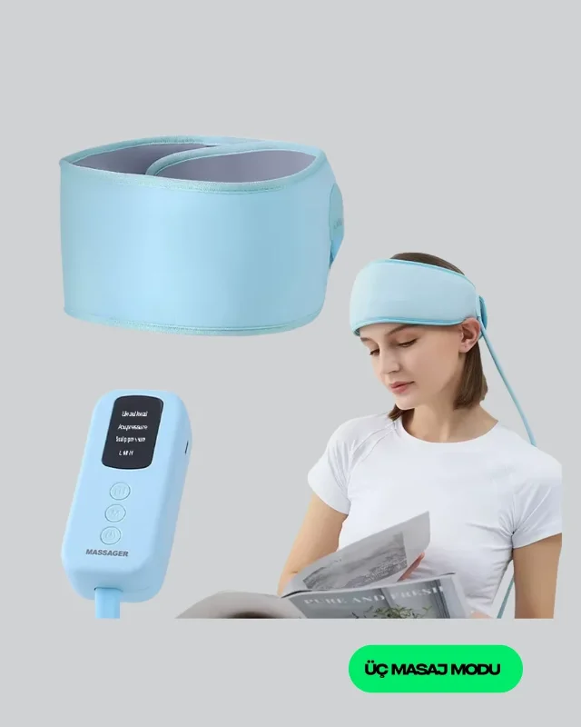 Ergonomik Isıtmalı Baş Masaj Aleti İle Rahatlama